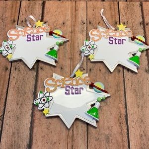 Personalize Science Ornament